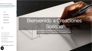 captura web creaciones-soriano